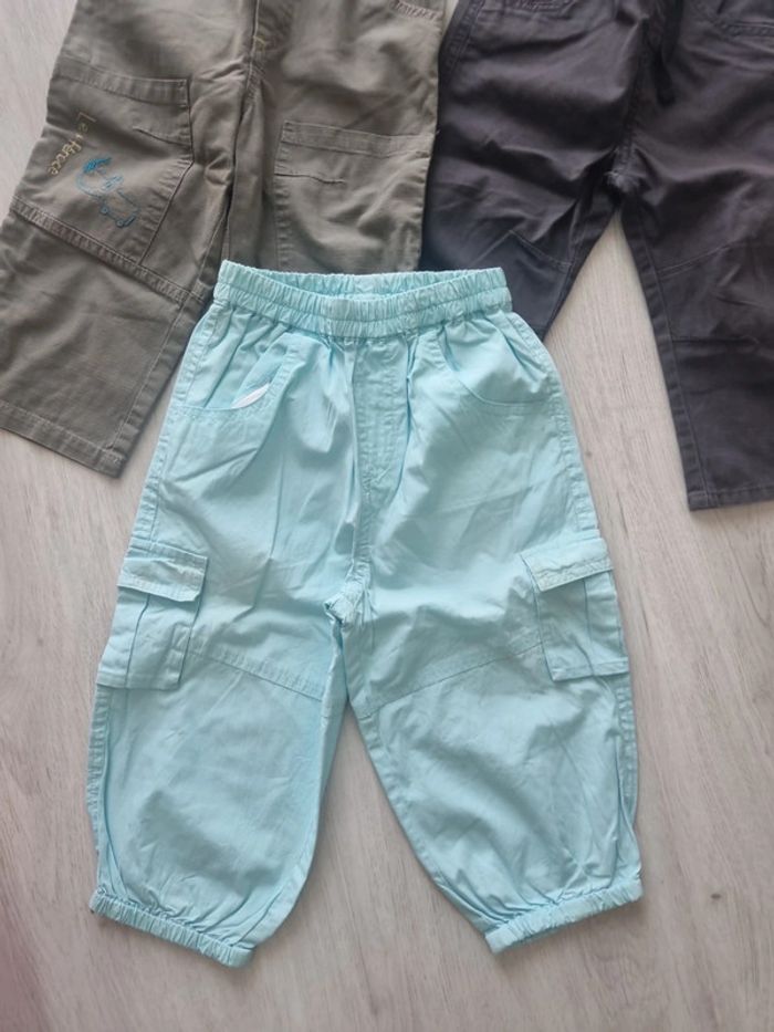 Lot pantalons toile - photo numéro 2