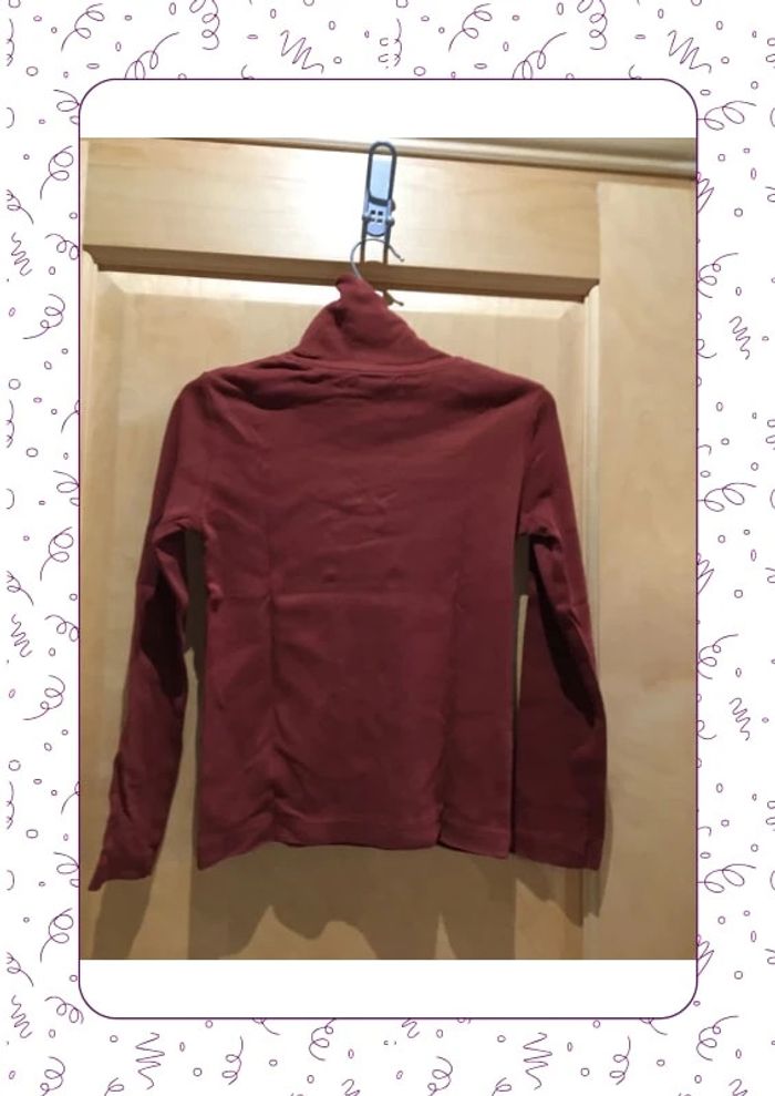 T-shirt col roulé rouille gemo - photo numéro 2