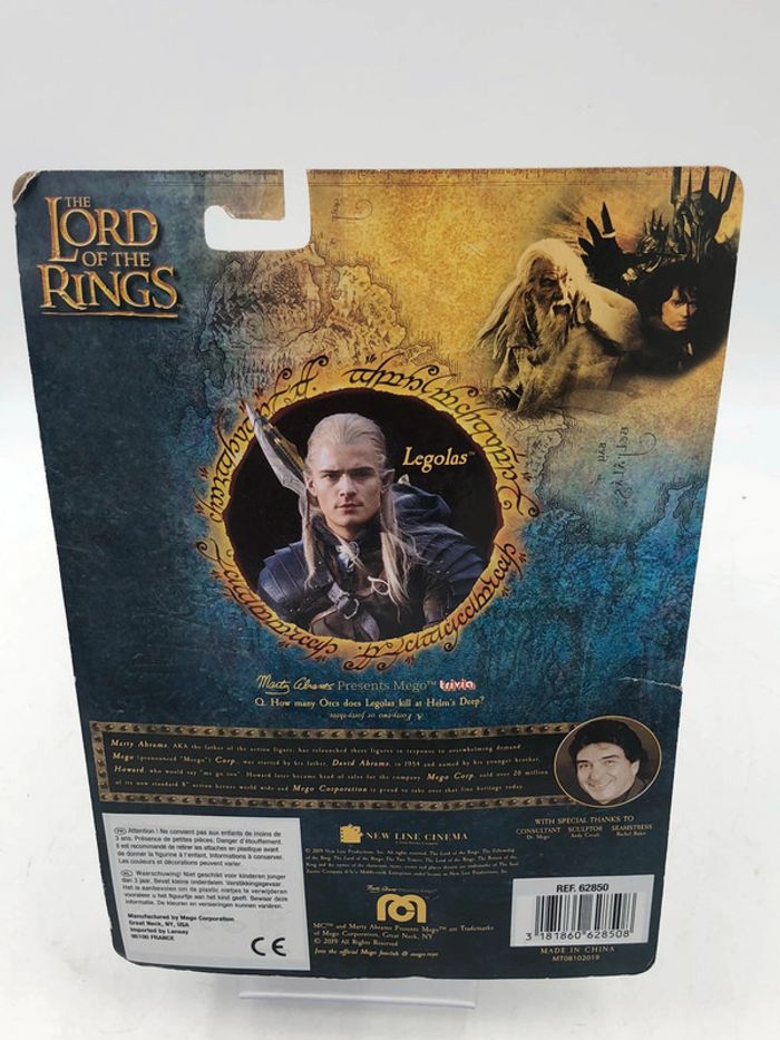 Figurine de collection articulé the Lord Of the rings Legolas Mego 20 cm neuf - photo numéro 2