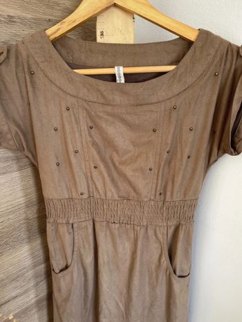 Robe en daim bonobo xs