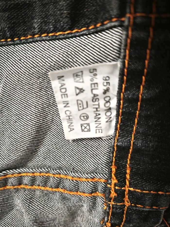 Veste en jean noir femme - photo numéro 6