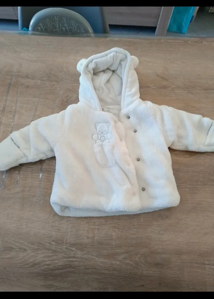 Petit manteau mixte épais 3 mois