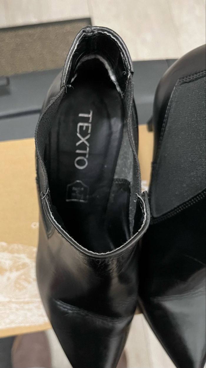 Bottines noire cuir - photo numéro 4