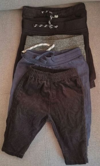 Lot de 5 pantalons pour bébé très bon état 3 mois