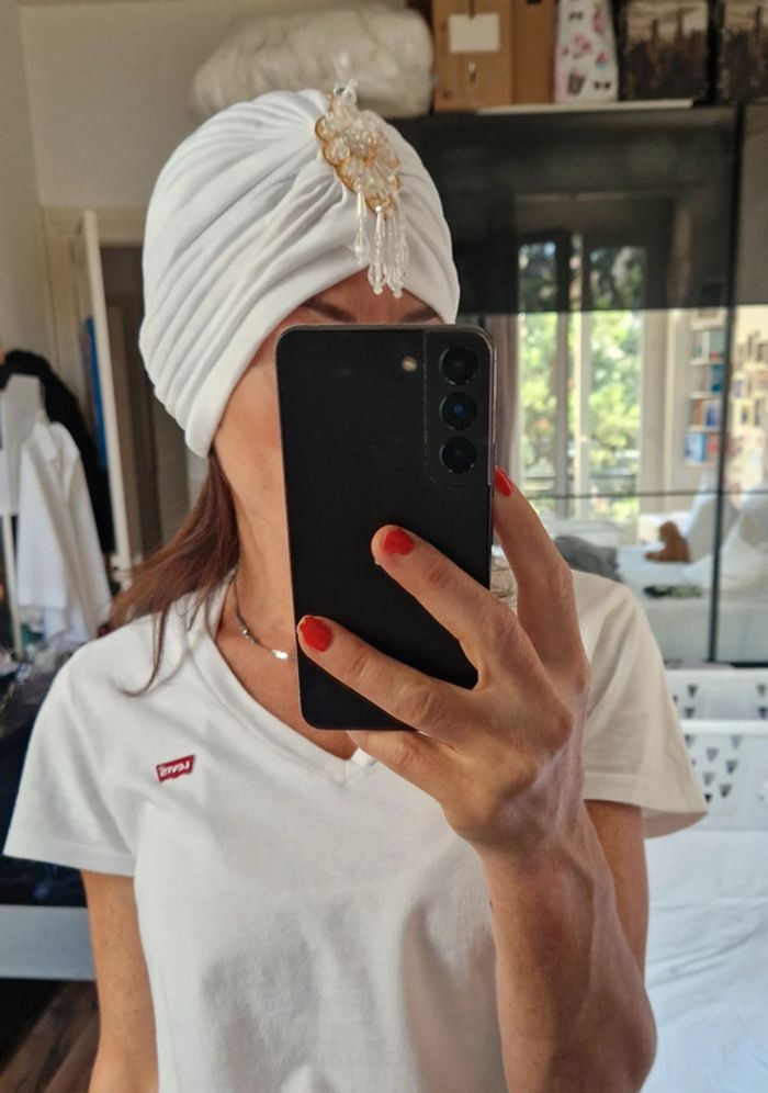 Ruban de tête blanc - photo numéro 2