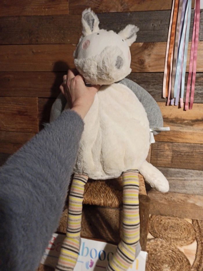 Peluche chien Oko d'activité Moulin roty tbe - photo numéro 4