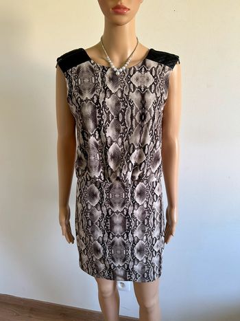 Robe imprimée python sans manches Morgan taille XS jamais portée