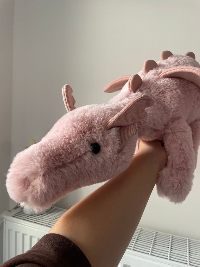 Peluche Jellycat Hugue Rose Dragon 🐉 - photo numéro 3