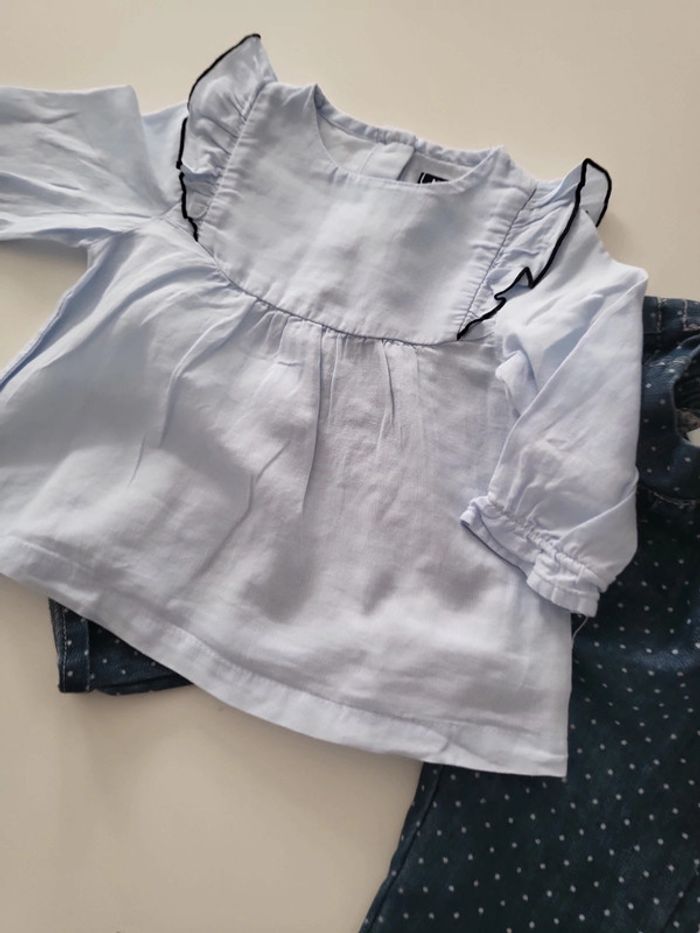 Ensemble chemisier et jean Obaïbi - photo numéro 2