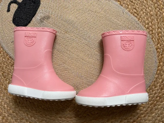 Bottes pluie enfant rose Boatilus 23 - photo numéro 2