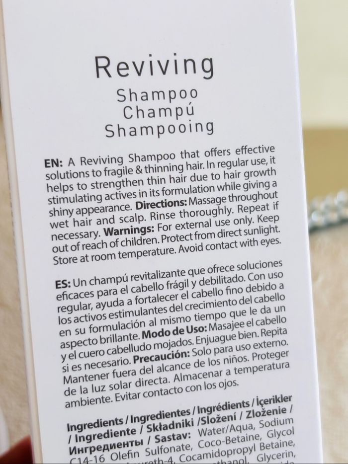 Shampoo Reviving Revitalizante Farmasi Dr. Tuna para cabellos frágiles - photo numéro 4