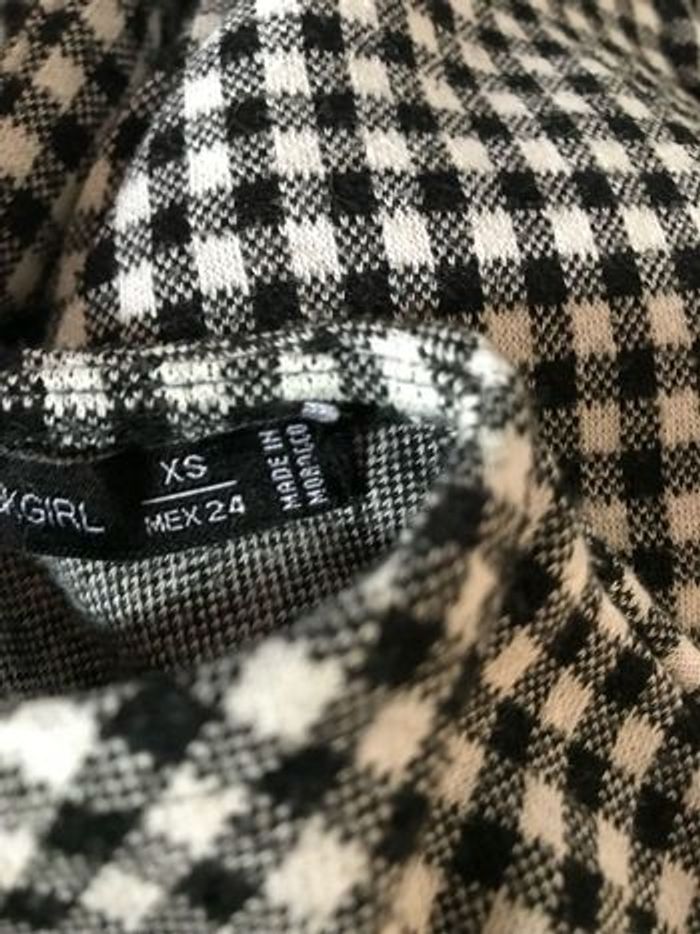 Combi short gros jersey Vichy XS Bershka - photo numéro 5