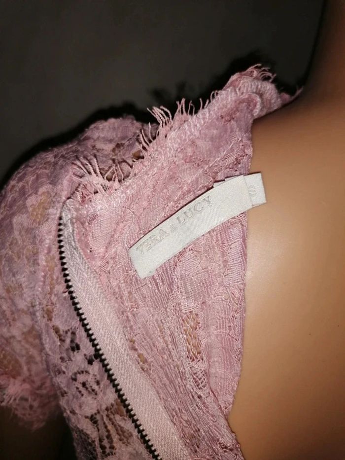 Haut transparent rose Vera & Lucy S - photo numéro 7