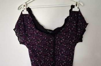 Haut fleuri vintage Fashion Studio - Style Y2K / Coquette