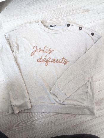 Pull col rond Jolis défauts taille xl