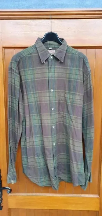 Chemise à carreaux kaki Rica Lewis