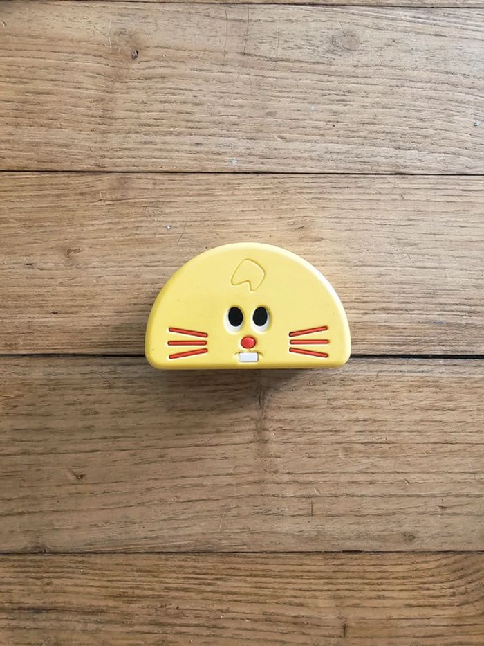 Jouet jeu Modul auto Tomy lapin jaune 1988 vintage - photo numéro 5