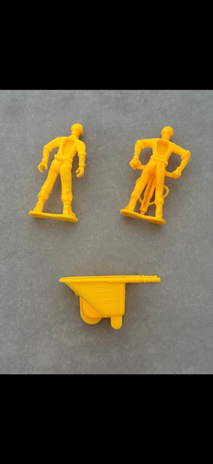 Figurines de chantier avec brouette - photo numéro 3