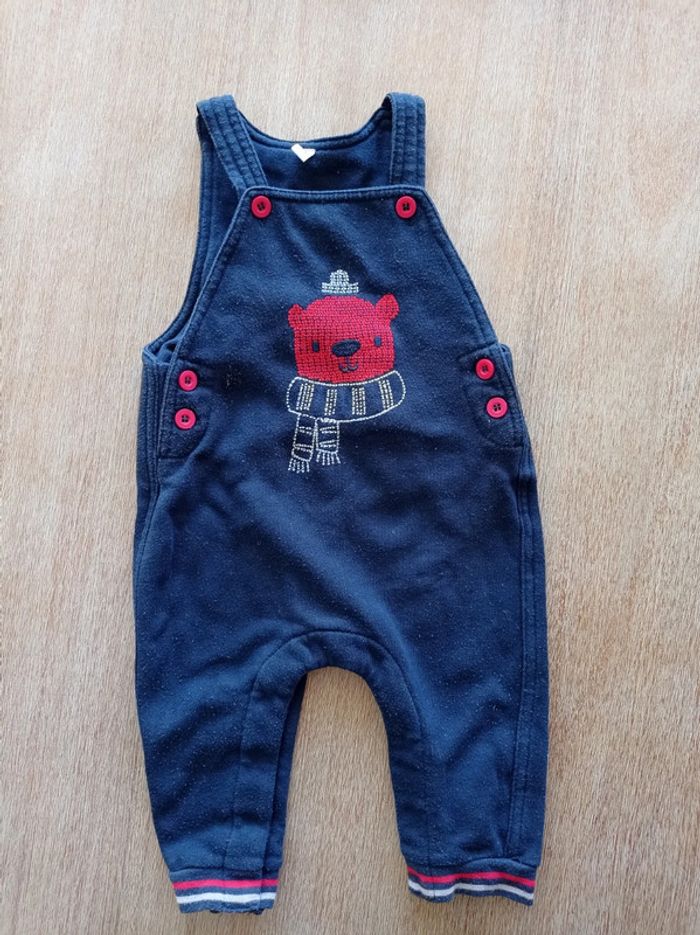 Salopette ourson 9 mois