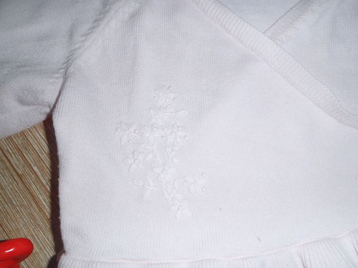 veste cache coeur rose pale - photo numéro 2