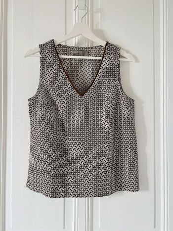 Top debardeur Véro moda motif géométrique taille S