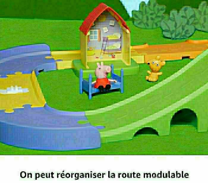 PEPPA PIG LE CIRCUIT DE PEPPA AVEC ROUTE MODULABLE HASBRO NEUF - photo numéro 10