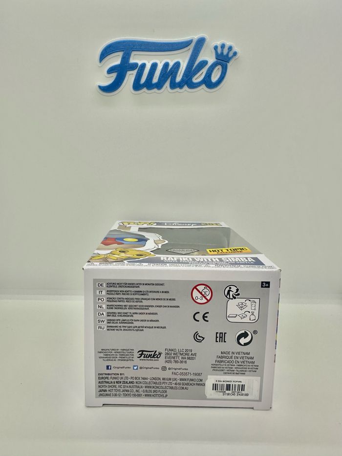 Funko Pop Disney Rafiki With Simba 301 Diamond Hot Topic 🇺🇸 - photo numéro 7