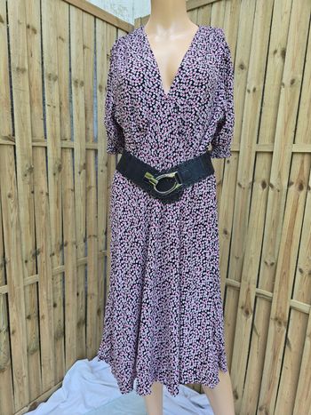 Robe fleurie 🍒vintage 90🍒taille 40/42