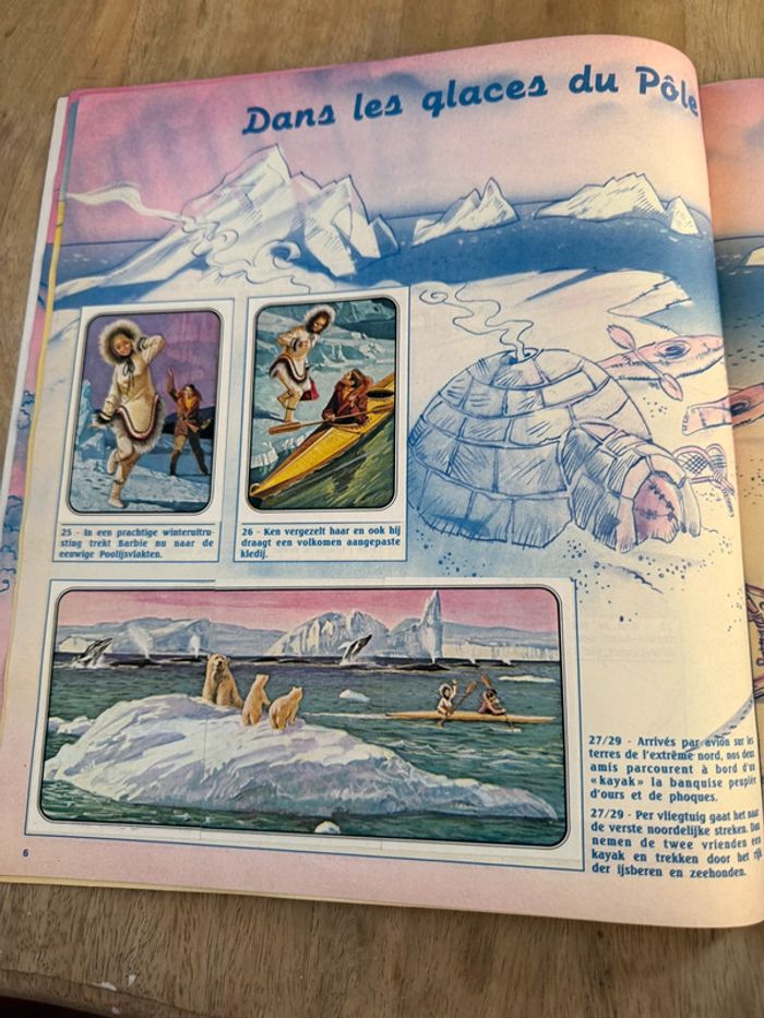 Album Panini ancien vintage complet Barbie Poupée Un monde en rose - photo numéro 7