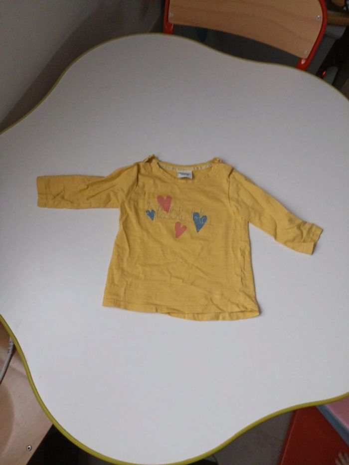 Tee shirt manche longue tape a l'oeil 9 mois