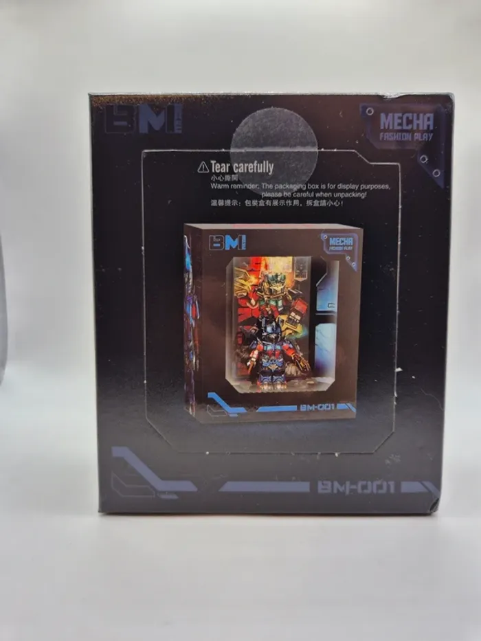 Figurine type lego custom Optimus Prime Transformers avec boîte individuelle et lumière - photo numéro 6