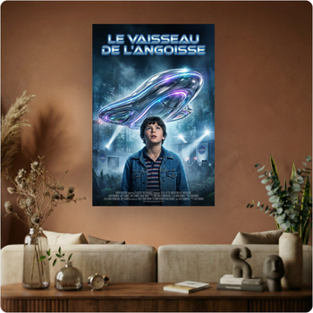 Affiche "Le Vaisseau de l’Angoisse" film science-fiction poster cinéma déco murale A3 Sans cadre