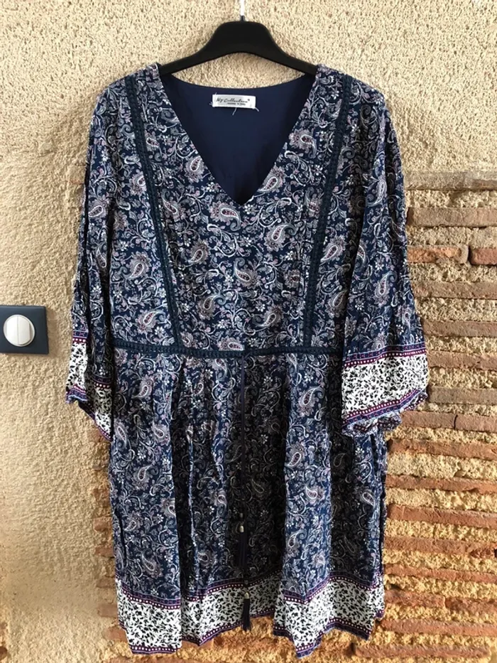 Robe manche 3/4 taille L