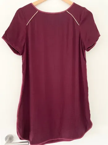 Robe bordeaux Sezane taille S