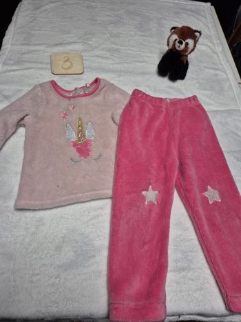 Pyjama chaud 2 pièces 3ans