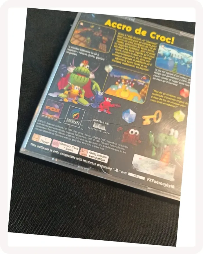 Croc PlayStation 1 - photo numéro 3