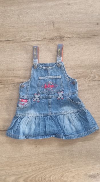 Robe salopette jeans 12 mois