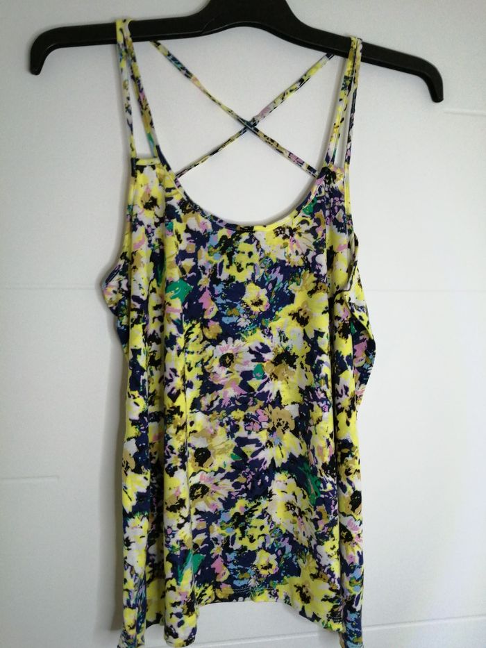 Débardeur fleuri femme T38 H&M