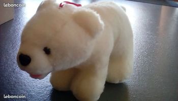 Peluche ours polaire 20 cm