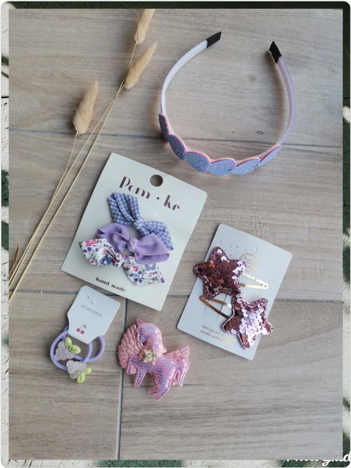 Lot accessoires cheveux neuf