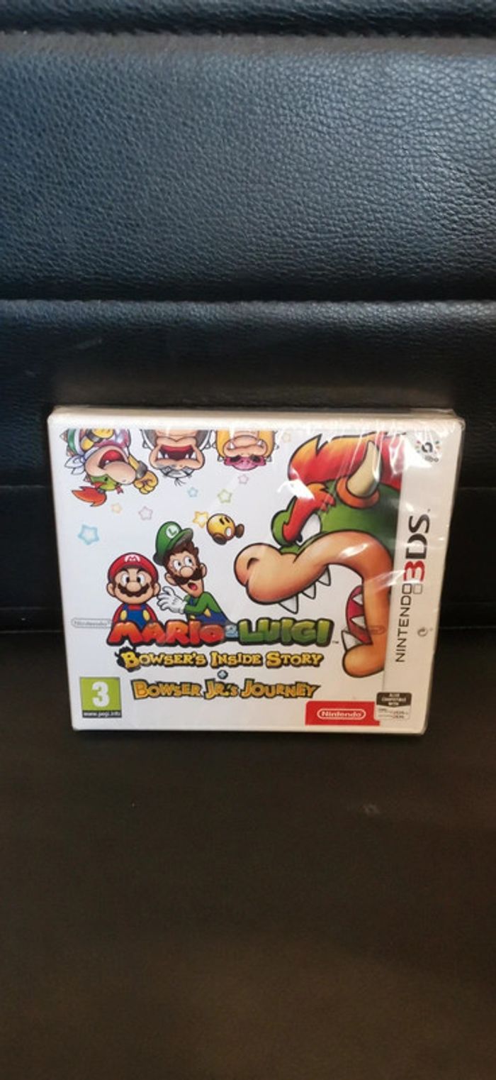 Jeu Nintendo 3ds Mario & Luigi browser's inside story + Bowser Jr's journey neuf très rare - photo numéro 2