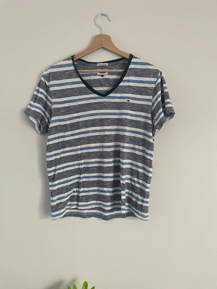 T-shirt Tommy Hilfiger Gris Taille S - photo numéro 2