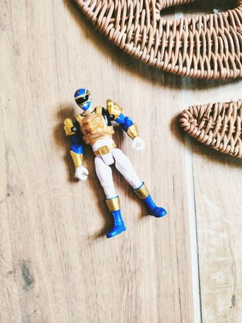 🙅 Power rangers megaforce ultra blue figurine du ranger bleu marque bandai