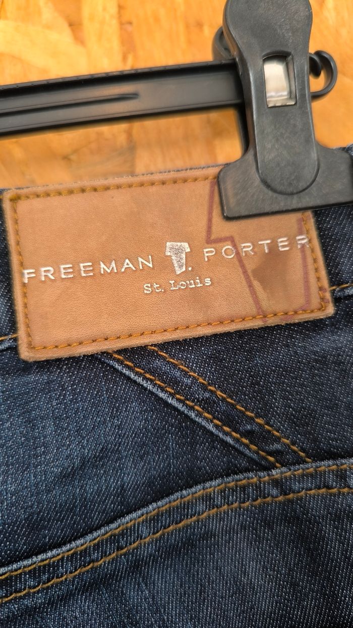 Freeman T.Porter jean pantacourt femme L/40 - photo numéro 5