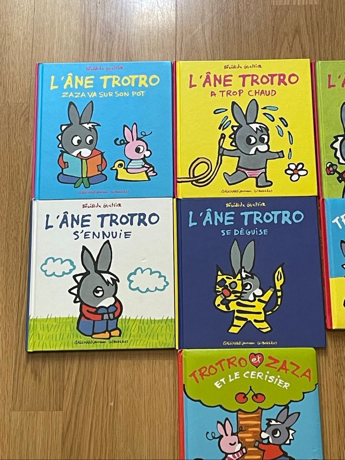 Lot 7 livres l’âne trotro et zaza - photo numéro 2