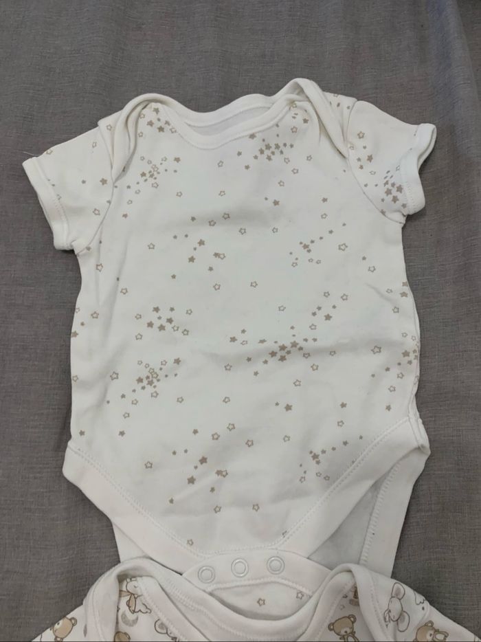 Lot de 7 body manches courtes 6 mois - photo numéro 2