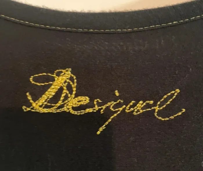 Robe Desigual originale noire et rouge - Taille XS - photo numéro 8