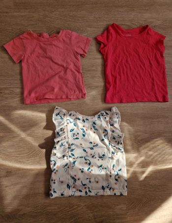 Lot de t-shirts 12 mois