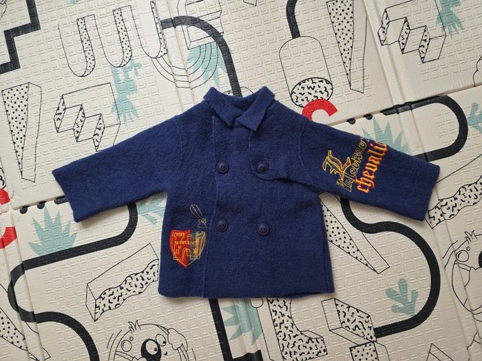 Veste caban bleu marine chevalier DPAM