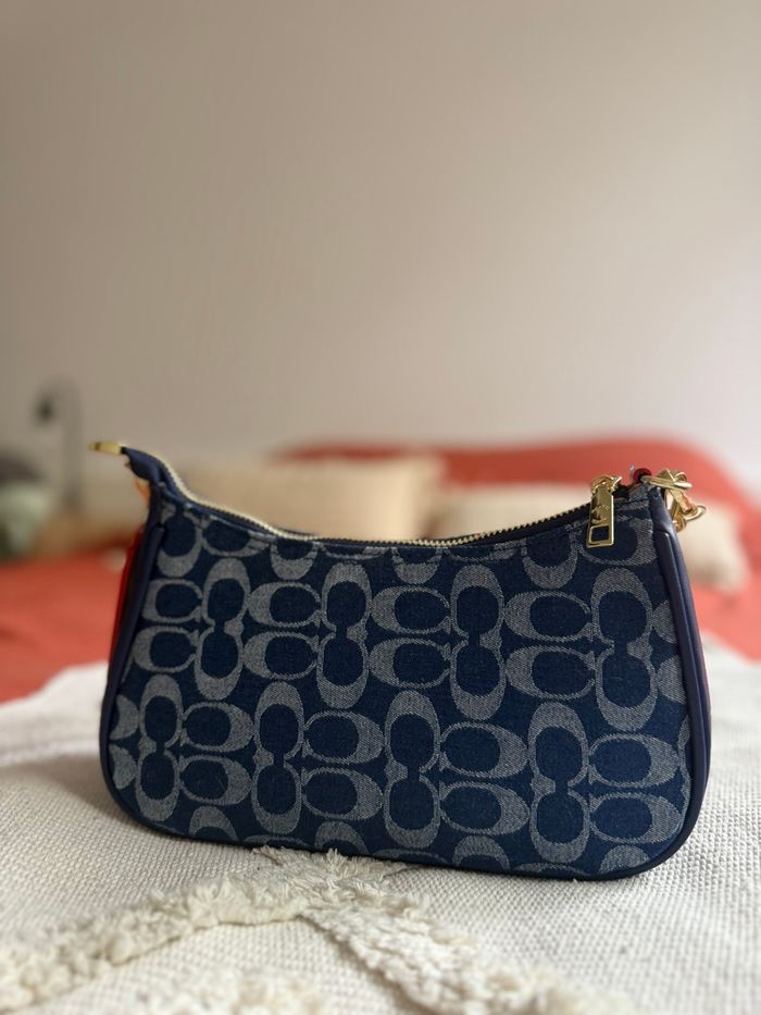 Sac coach bleu - photo numéro 2